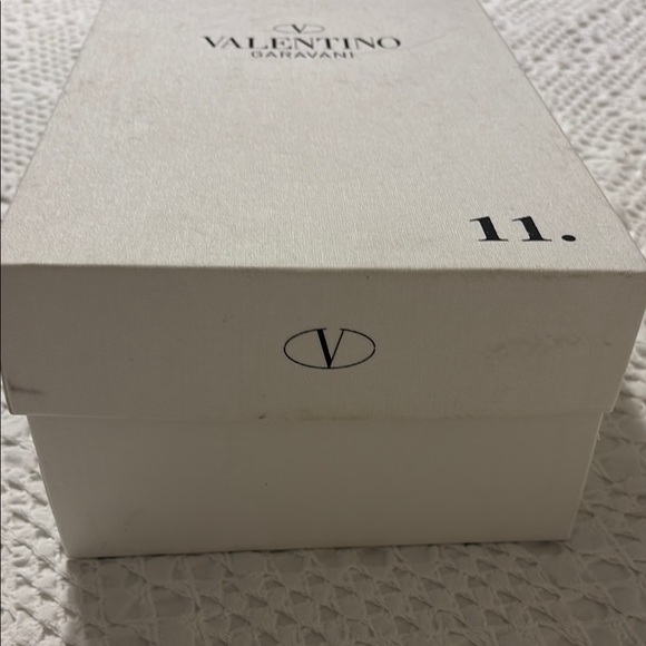 Valentino White Studded Women's Sneakers - Picture 12 of 12
